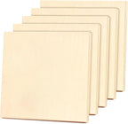 FSWCCK 5 Pack 12 x 12 inch Wood Panel Boards, Unfinished Wood Canvas Wooden by FSWCCK