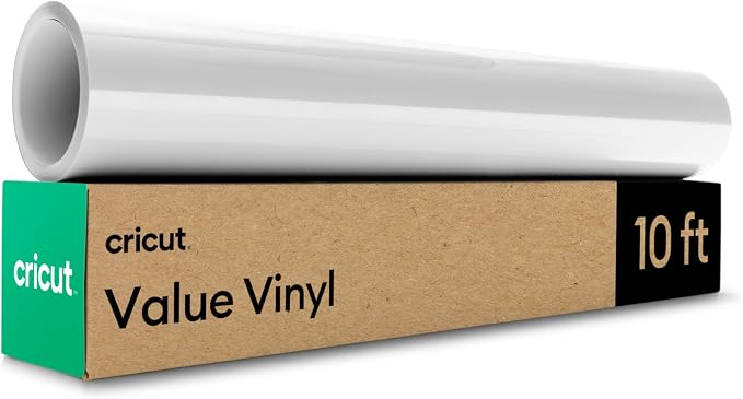 Cricut® Value Permanent Vinyl, Glossy White by Unknown