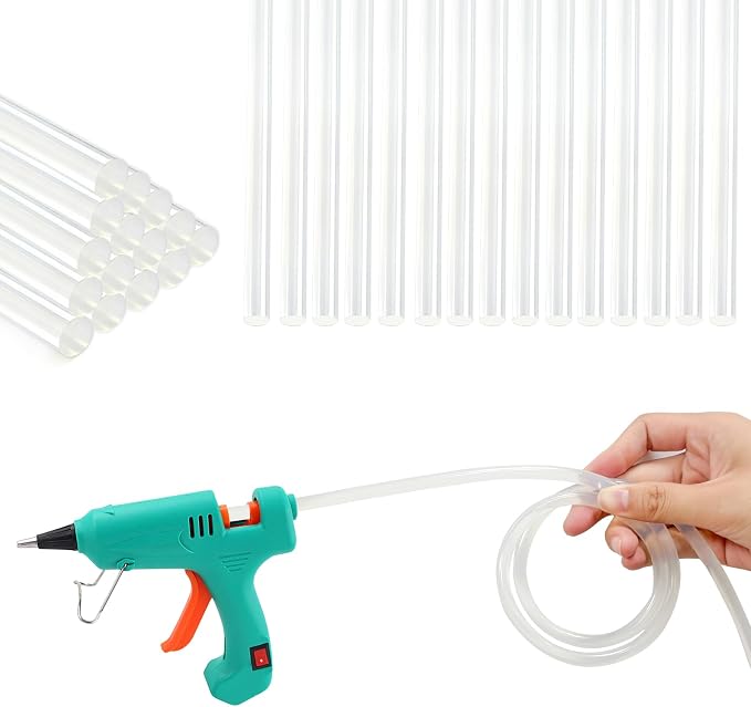 Mini Hot Glue Sticks – Long 3FT, 0.27" Diameter – All Temperature Compatible by Dxmimer