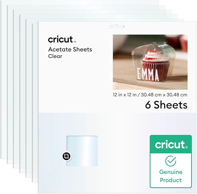 Cricut® Acetate Sheets 12 in x 12 in by Unknown