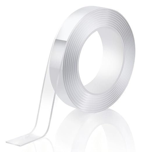 P7yaumy Double Sided Tape Heavy Duty 0.75in×20ft, Nano Tape Double Sided by P7yaumy