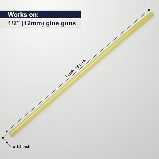ASA Full Size Hot Glue Sticks – 7/16" x 15" - Image 5