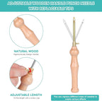 Punch Needle Kit Includes Adjustable Punch Needle Tool - Image 4