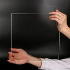 YSTIME 12" x 12" Acrylic Sheet Clear Plexiglass Sheet, Transparent Acrylic Board - Image 5
