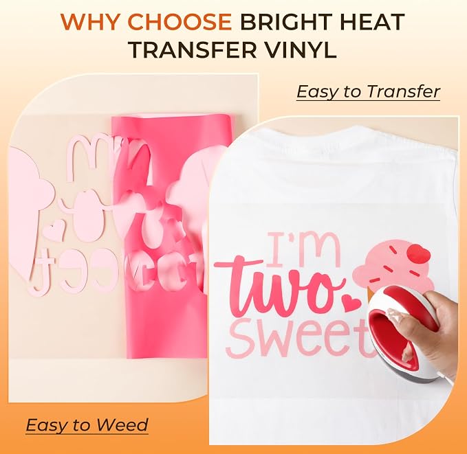 HTVRONT Bright Heat Transfer Vinyl - Image 5