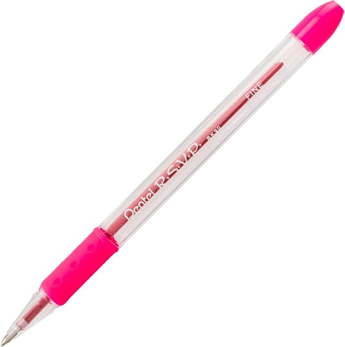 Pentel RSVP Ballpoint Pen, Fine Line, Box of 12 - Image 3