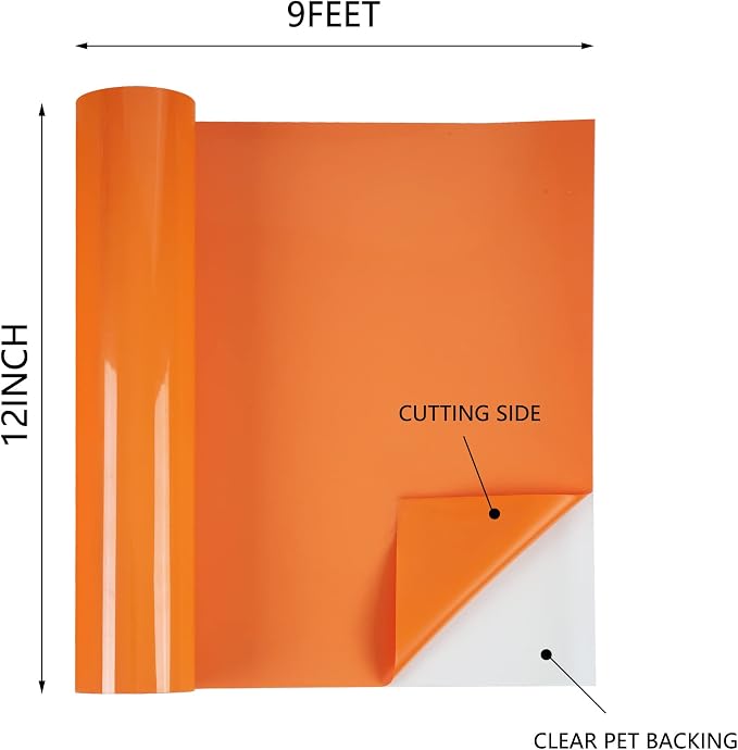 HTVVETUR HTV Vinyl Rolls Heat Transfer Vinyl - Image 2