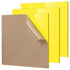 Adrattnay Yellow Acrylic Sheets 1/8 Thick, Opaque Acrylic Sheets Acrylic Panel by WOODEXPERT