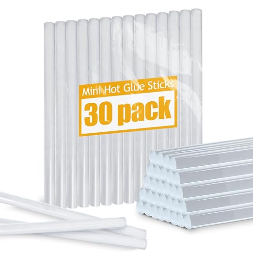 Krightlink 30 Mini Hot Glue Sticks Hot Melt Glue Sticks by Krightlink