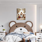 Jesus With Children Canvas Wall Art Jesus Teaching Children picture Wall Decor - Image 4