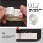 VERSAF Double Sided Tape Heavy Duty 1/2 in x 10 ft, Removable Nano Tape | Clear - Image 4