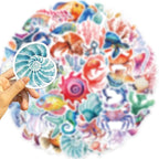 50PCS Colorful Ocean Animal Stickers Waterproof Vinyl Marine Life Sticker Pack - Image 2
