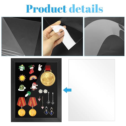 TKOnline 10 PCS Plexiglass Sheets, 8.5" x 11" x 0.02 Clear PET Sheet Panels - Image 3