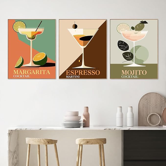 EIBEILI Diamond Art Kits for Adults-6P Wine Cocktail Diamond Painting Kits | - Image 2