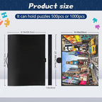 YMNLWZ Puzzle Storage 1000 Pieces Large-Capacity Storage Puzzle, 20 Transparent - Image 2