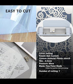 Clear Blank Stencil Sheet for Cutting. 10 Pack 12" x 24" 6mil/0.15mm Thick .Gift - Image 3