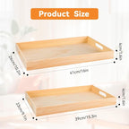 Wooden Serving Trays with Handle - Image 2