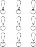 12pcs Swivel Push Gate Snap Hooks Clasps by TiSuit