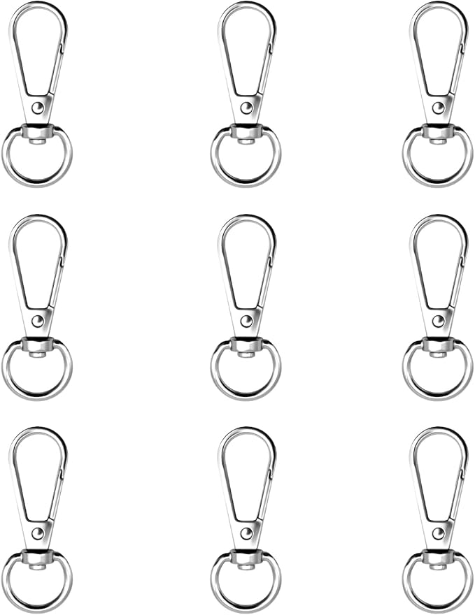 12pcs Swivel Push Gate Snap Hooks Clasps by TiSuit