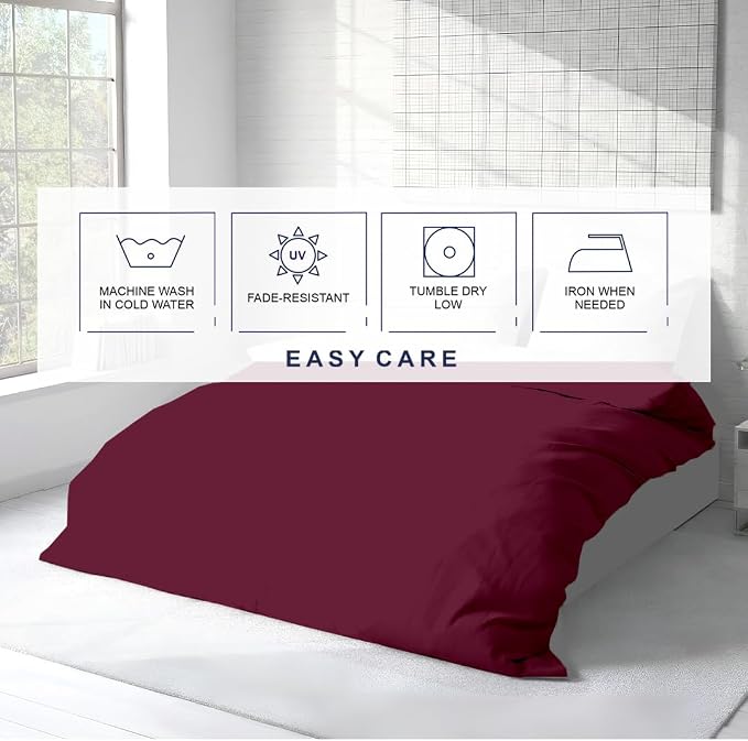 Kotton Culture 3 Pc Duvet Cover Queen Size/Full Size Set-100% Egyptian Cotton - Image 6