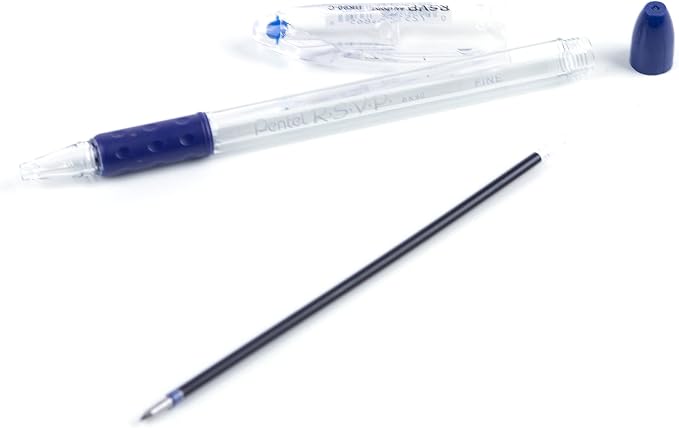 Pentel RSVP Ballpoint Pen, Fine Line, Box of 12 - Image 11