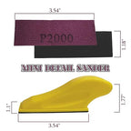 100Pcs Micro Detail Sander Paper Kit Wet Dry Sandpaper 320 400 600 800 1000 - Image 2