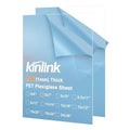 KINLINK 5x7 Plexiglass Sheets 1/24 inch Thick, 1mm Clear PET Plastic Sheet by KINLINK