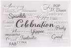 Celebration Words Background Clear Stamps Silicone Stamp Cards - Image 5