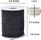 LUSTEMBER Elastic String for Bracelets, 1 mm x 110 Yards Sturdy Stretchy - Image 2