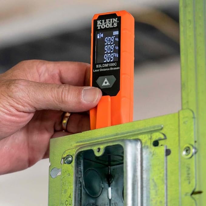 Klein Tools Laser Distance Measure, Measures in Feet - Image 7