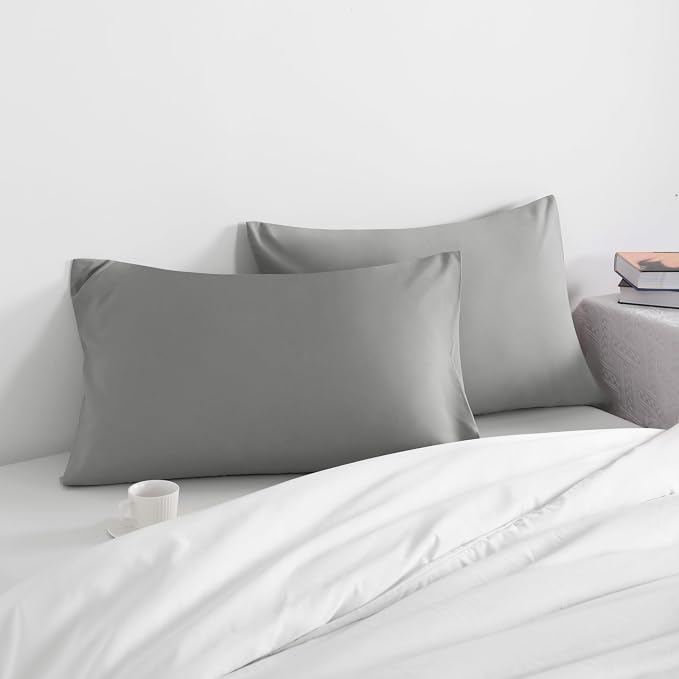 NTBAY King Pillow Cases Set of 2, 2 Pack Brushed Microfiber 20x40 Pillow Cases - Image 2