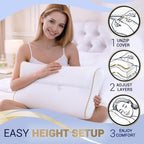 Memory Foam Pillow, Cervical Pillow 4-Layer Queen, Contour Pillow, Side Sleeper - Image 5