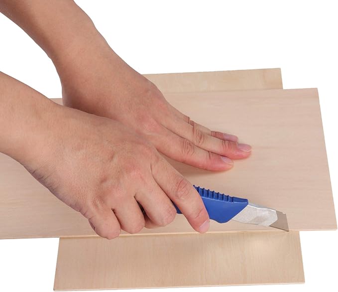 HAKZEON 10 Pack Basswood Sheets, 1.5mm Thin Natural Basswood Blanks - Image 5