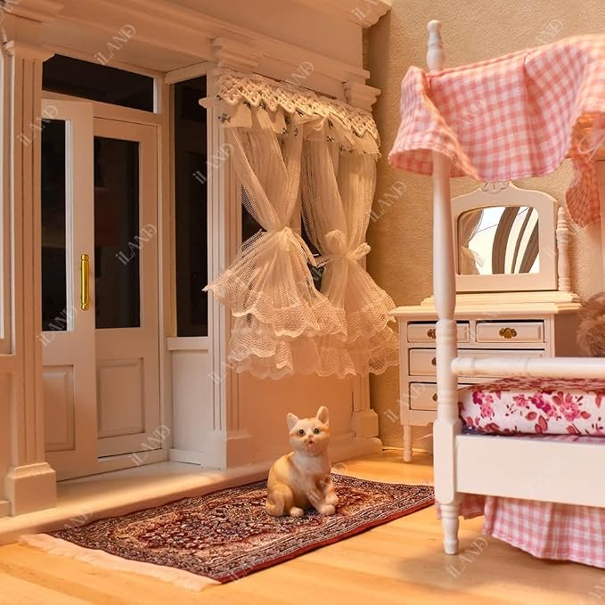iLAND Miniature Dollhouse Accessories Victorian of Carpet - Image 2