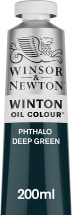 Winsor & Newton Winton Oil Color, 200ml Tube, Phthalo Deep Green by WinsorNewton