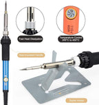 Wood Burning Kit, WoodBurning Tool Adjustable Temperature 200~450 ℃ Pyrography - Image 2