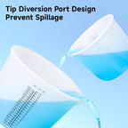 Gartful 1000ml Reusable Silicone Resin Cups, Large Silicone Mixing Bowl - Image 4