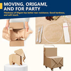 PerkHomy Brown Kraft Paper Roll 17.5" x 1 - Image 5