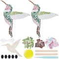 WEBEEDY 2 Sets Hummingbird Mosaic Tiles Kit by WEBEEDY