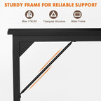 Sweetcrispy 63-Inch Small Computer Desk - Image 5