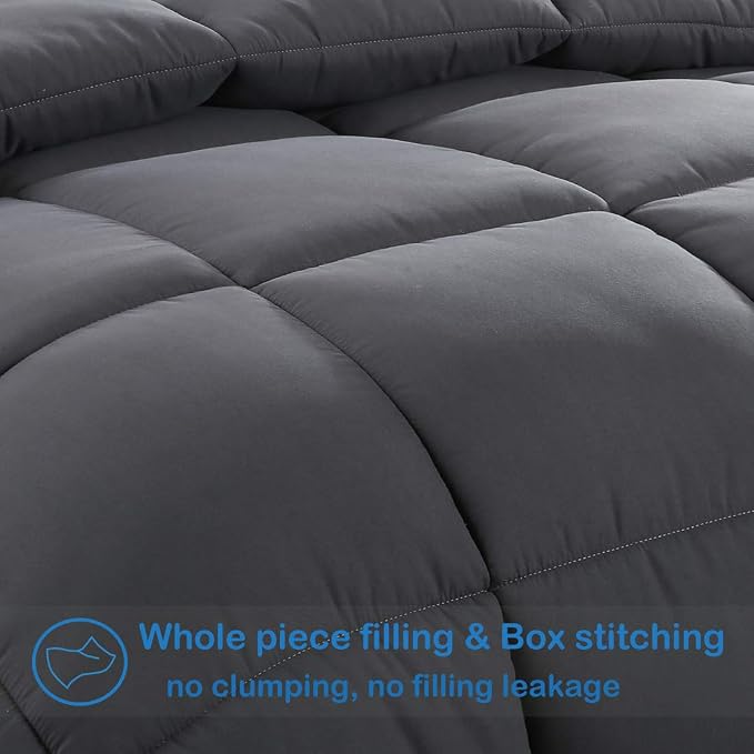 EASELAND King Size Down Alternative Comforter - Image 3