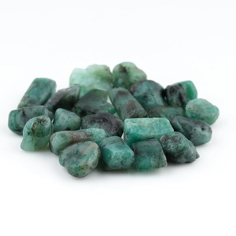 ColouredRocks 50 carats. EMERALD Crystals, Raw Stones, Rough Gemstones - Image 2