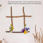 50Pcs Natural Twigs, Driftwood Branches, Unfinished Timber Rods - Image 5