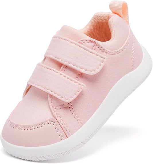 MORENDL Wide Toe Box Shoes Toddler Barefoot Shoes Baby Walking Shoe Boy Girl Non-Slip Zero Drop Minimalist Sneakers Comfort Tennis Outdoor Activities