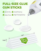 WORKPRO Full Size Cordless Hot Melt Glue Gun - 12V Rechargeable Fast Preheating - Image 6