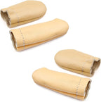 2 Pairs Leather Finger Protector Needle Felting Knitting Finger Thimble Guards by Mayboos