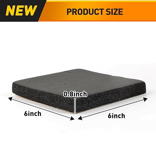 Foam Padding Sheet Self Adhesive 3/4" Thick Neoprene Insulation Foam Anti - Image 4