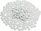 2 lb White Glass Beads for Vases, Glass Pebbles by Unknown
