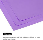MECCANIXITY EVA Foam Sheets Dark Purple 19.7 Inch x 19.3 Inch 1mm Thick Crafts - Image 5