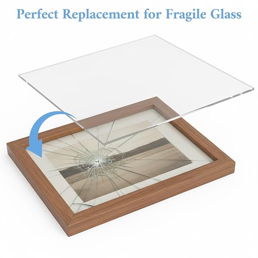 80 Pack Clear Acrylic Sheets 5 x 7 inch 1 mm Thick Acrylic Panel - Image 6